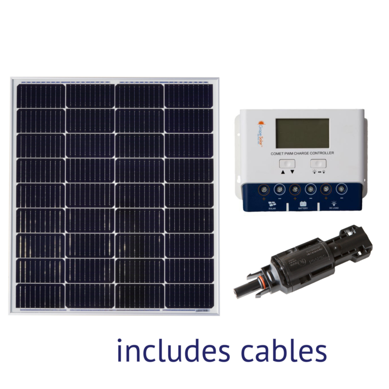 Grape Solar 100 Watt Ip68 Off Grid Solar Charging Kit